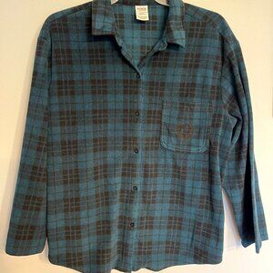 Victoria Secret Sleep Shirt Top Pajama Long Sleeve Button Up Women’s Size XXL